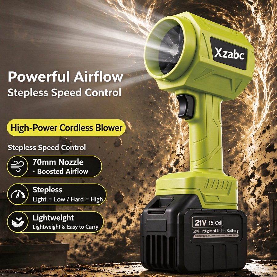 Powerful airflow