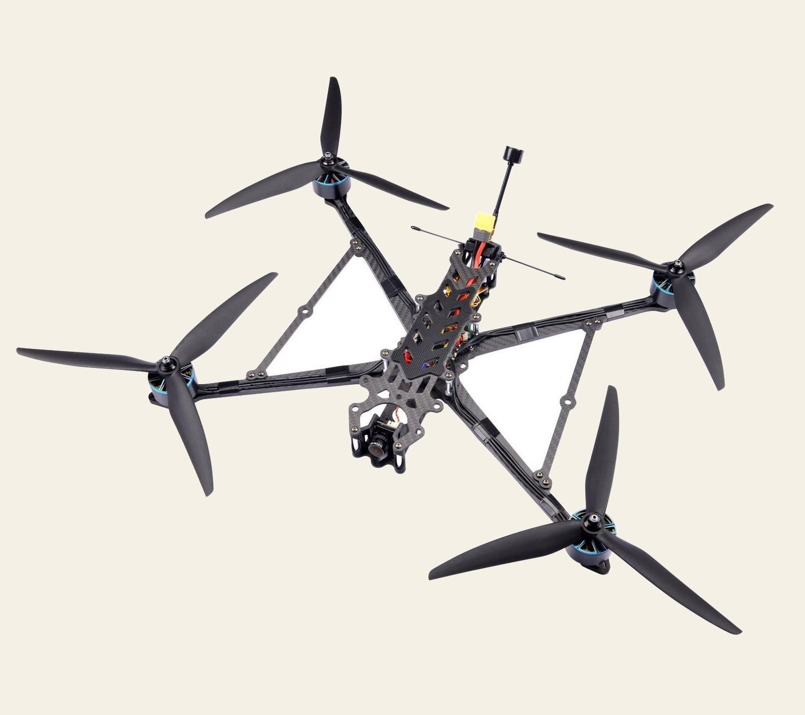Carbon fiber FPV racing drone