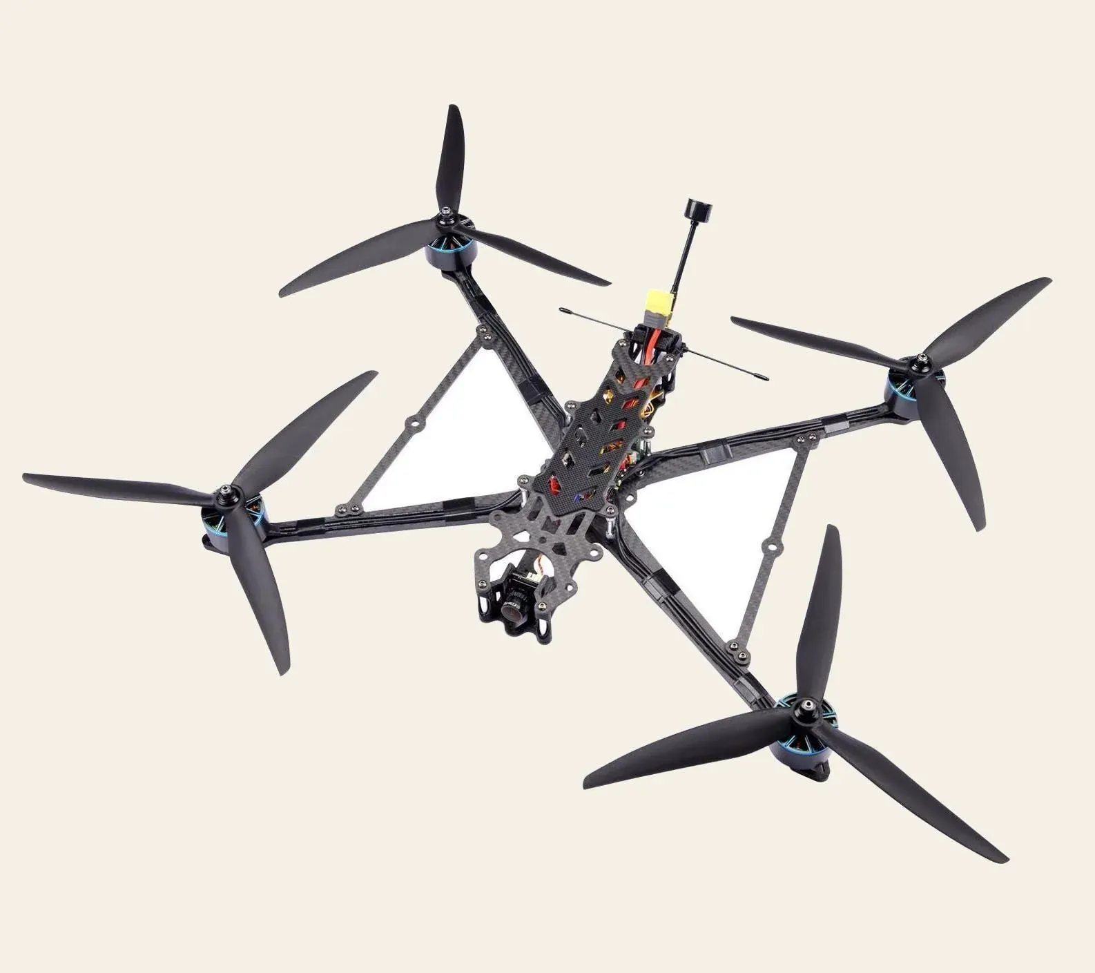 Carbon fiber FPV racing drone