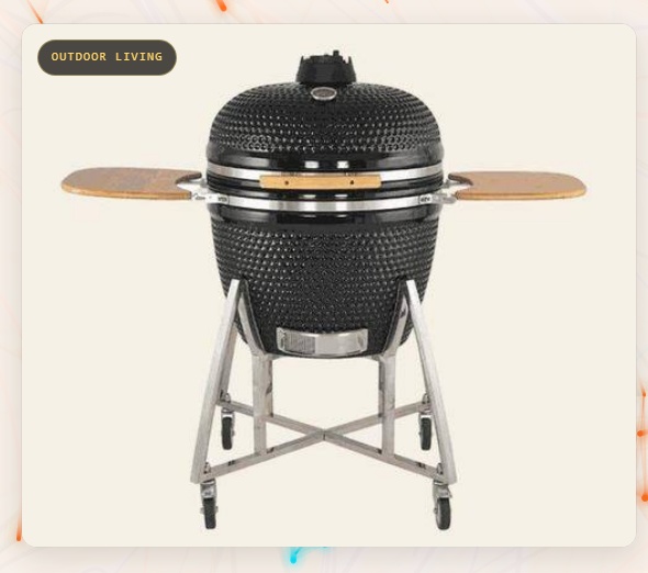 Kamado ceramic grill