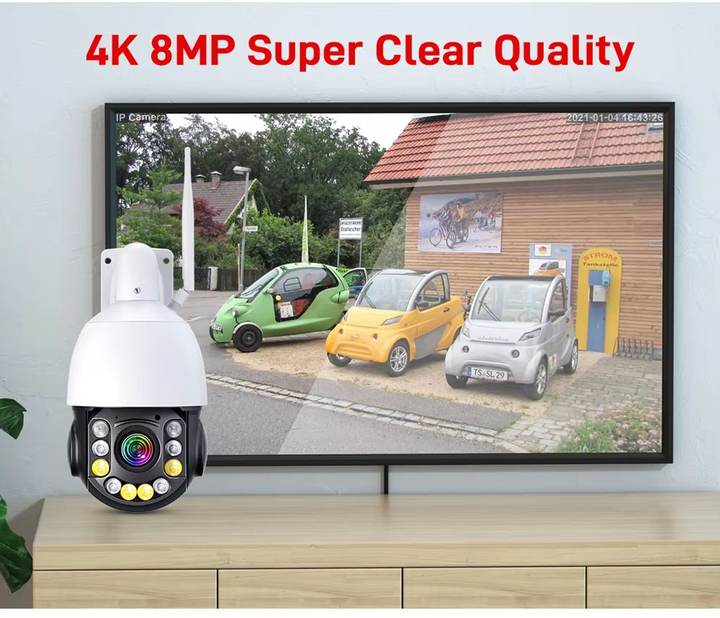4K 8MP super clear quality