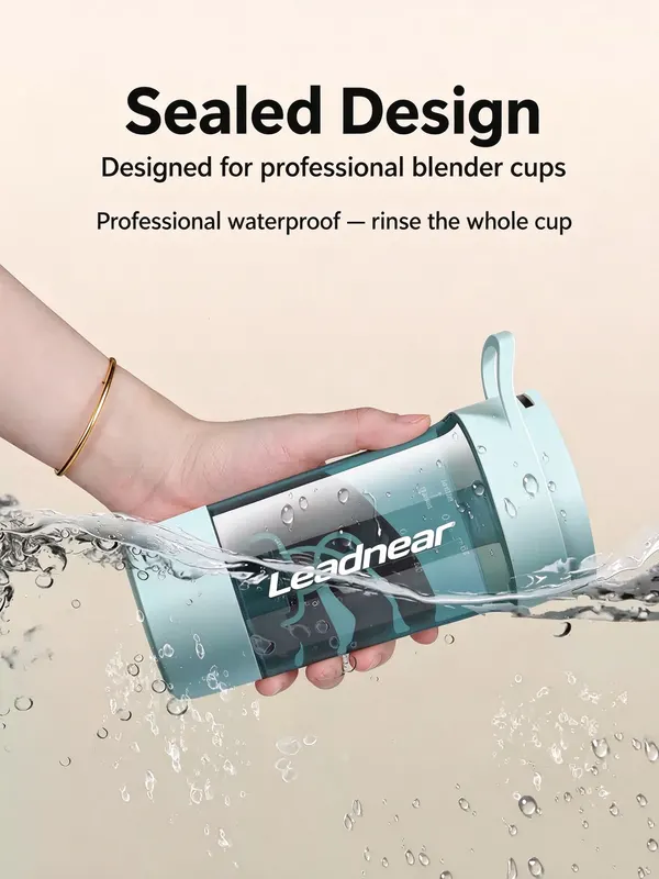 Sealed design, professional waterproof, whole cup can be rinsed