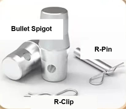 Bullet Spigot & Pin Set