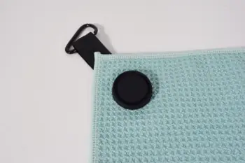 Custom Magnet Golf Towel Custom Logo Microfiber Magnet Golf Towel