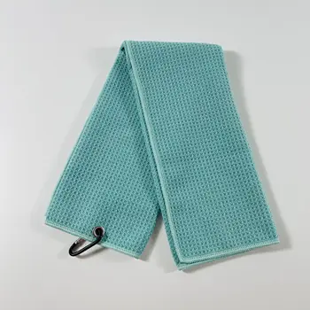 Design Style Golf TowelMicrofiber Cleaning Wipe Golf Towel with Hooks