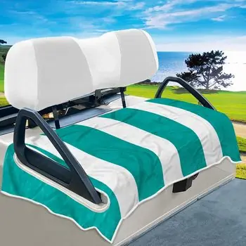 Golf Cart Seat Cushions Woven Stripe Custom Microfiber Soft and Wearable Seat Blankets