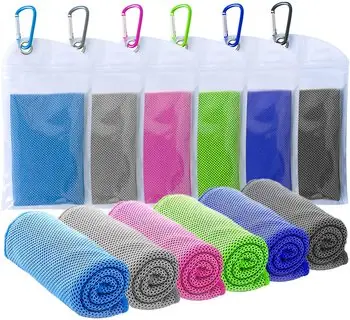 Custom Logo Woven Microfiber Quick-Dry Cooling Towel for Gym Exercise Adult Use