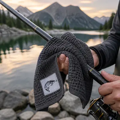 Best Selling Quick-Dry Customized Logo Fishing Sport Towel with Super Cleaning Power Microfiber